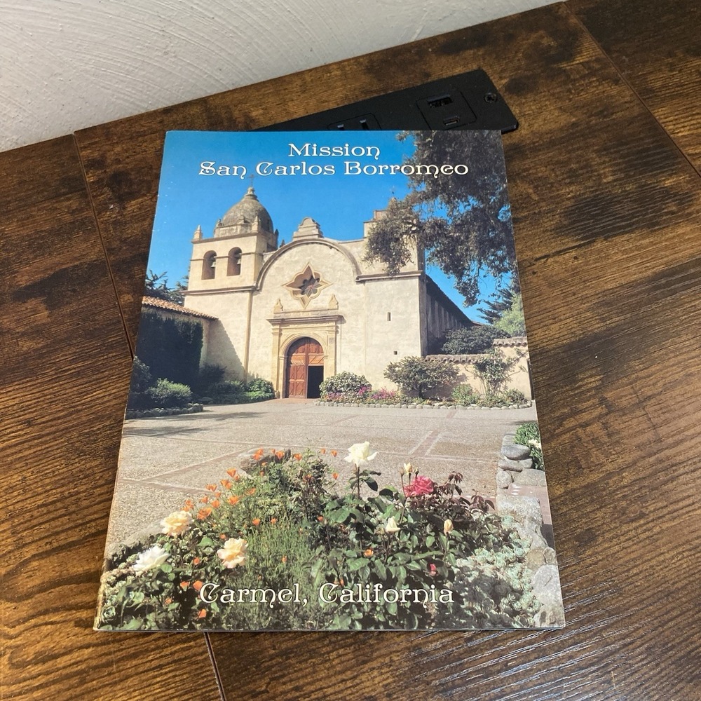 Mission San Carlos Borromeo Carmel California Travel Tour Guide Book Vintage‎ PB